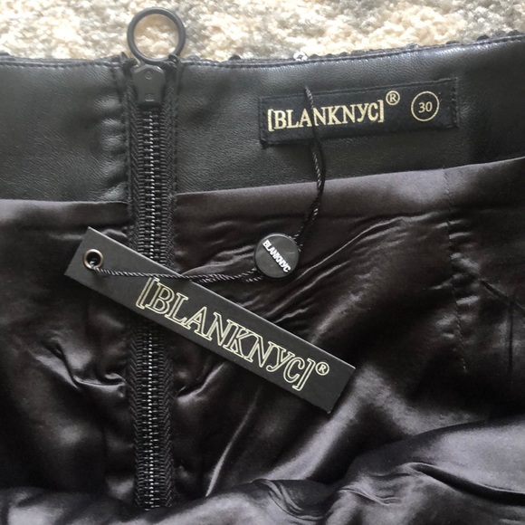 Blank NYC Vegan Leather Skirt with Sequins - Picture 5 of 8